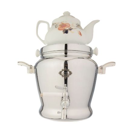 تصویر  سماور گازی عالی نسب مدل ارغوان گنجایش ۵ لیتر