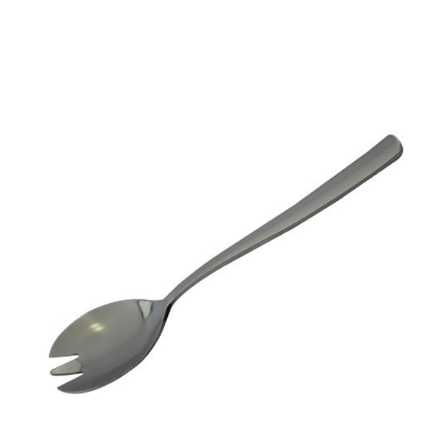 تصویر  چنگال سالاد کوچک براق صنایع استیل مدل روما