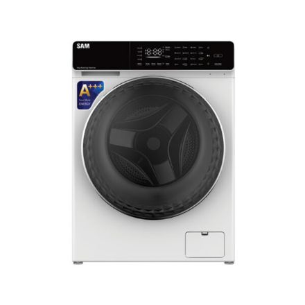 تصویر  ماشین لباسشویی سام مدل DDP1485W ظرفیت ۹ کیلوگرم رنگ سفید