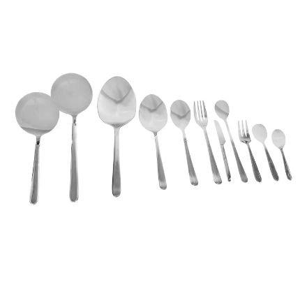 تصویر  سرویس قاشق و چنگال ام جی اس 72 پارچه مدل DF008