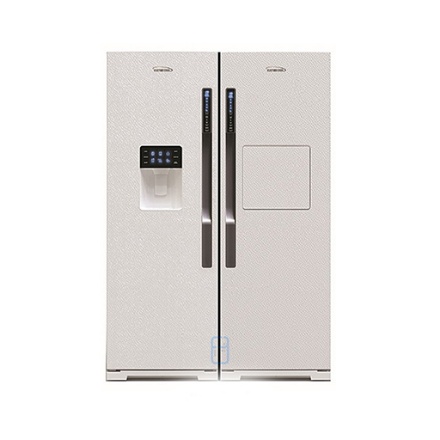 یخچال و فریزر دوقلو الکترواستیل مدل Future رنگ سفید چرمی