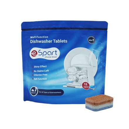 قرص ماشین ظرفشویی اسپارت بسته 12 عددی