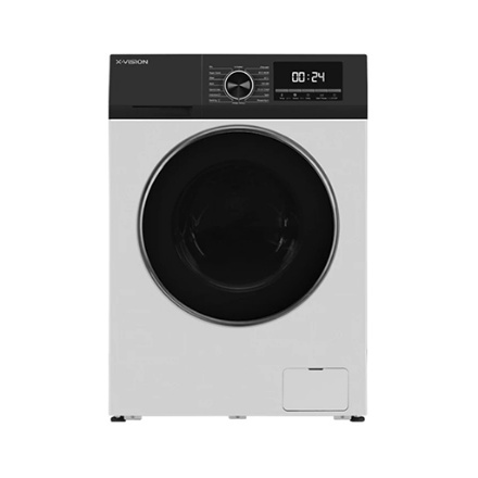 ماشین لباسشویی اتوماتیک ایکس ویژن مدل TP92-BWD WHITE ظرفیت 8 کیلوگرم