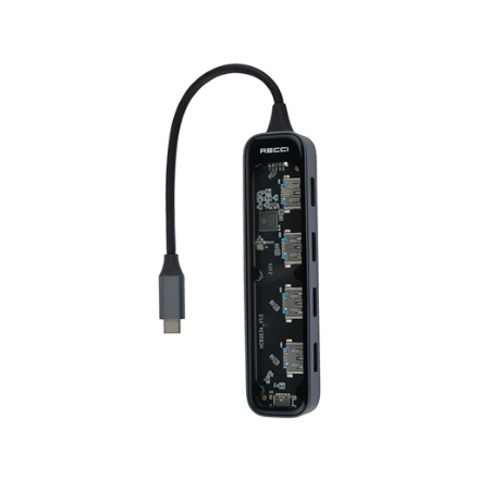 هاب 5 پورت USB-C رسی مدل RH19