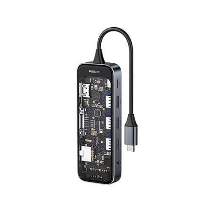 هاب 10 پورت USB-C رسی مدل RH22