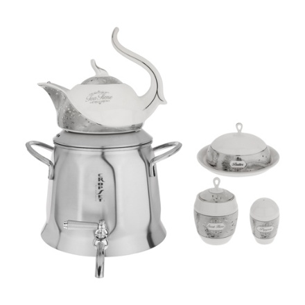 کتری و قوری کروپ ست مدل هرمس کد 7701