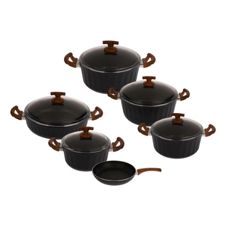 سرویس قابلمه 11 پارچه اویز مدل الیپس